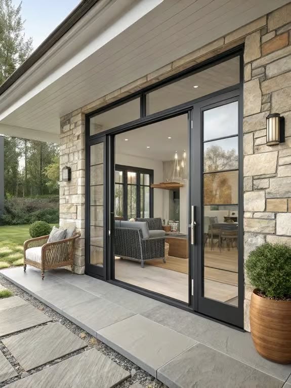 Aluminium doors and windows